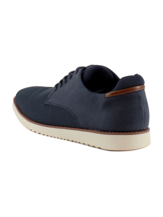 New NIB Men\'s Navy Sync Knit Casual Lace-Up Oxford Shoes Sz 13 $85